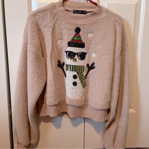 Pink Holiday Sweater